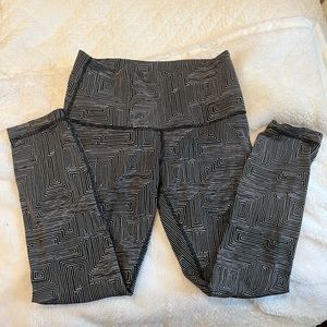 Patterned lululemon leggings